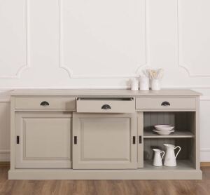 Landhaus Sideboard mit Schiebetüren shabby chic / antik look