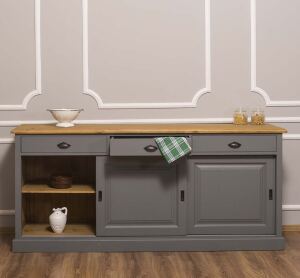Landhaus Sideboard mit Schiebetüren shabby chic / antik look