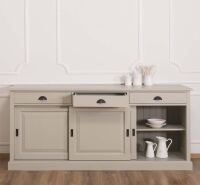 Landhaus Sideboard mit Schiebetüren shabby chic / antik look