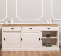 Landhaus Sideboard mit Schiebetüren shabby chic / antik look