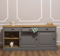 Landhaus Sideboard mit Schiebetüren shabby chic / antik look