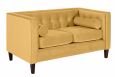 Vintage 2-Sitzer Sofa Joko Samtvelours gelb
