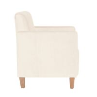Cocktail Sessel Maja Samtvelours creme