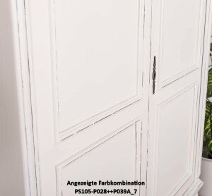 Romantischer Kleiderschrank mit Schubladen in Landhausoptik Konfigurator alles frei wählbar