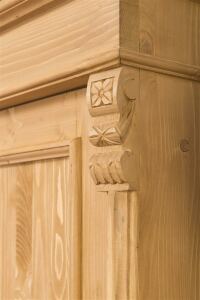 Romantischer Kleiderschrank mit Schubladen in Landhausoptik Konfigurator alles frei wählbar