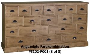 Landhaus Apothekerkommode groß Konfigurator alles frei wählbar