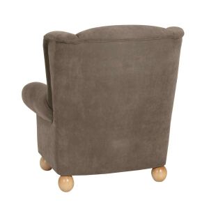 Ohrenbackensessel Malmö Veloursstoff sahara