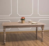 Gedrechselter Tisch Paris (180cm) lackiert