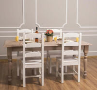 Gedrechselter Tisch Paris (180cm) lackiert