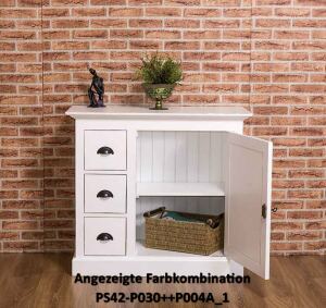 Kommodenschrank Hamburg Landhaus tief gebürstet