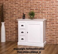 Kommodenschrank Hamburg Landhaus tief gebürstet