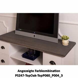 Landhausstil TV-Sideboard - Eichenplatte Konfigurator alles frei wählbar