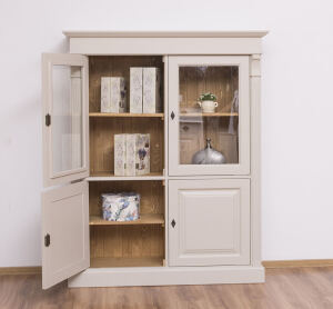 Landhausstil Highboard lackiert