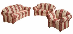 Sessel Carolina Chenille rot