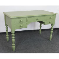 Landhaus Schreibtisch Shabby Chic grün
