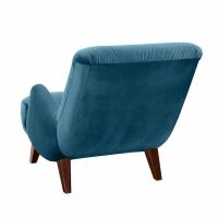 Sessel Borano Samtvelours petrol