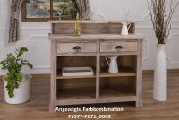 Schmaler Landhaus Bartresen Provence lackiert