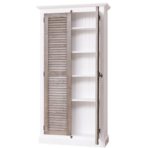 Massivholzschrank mit Lamellentüren Provence im Landhausstil Konfigurator alles frei wählbar