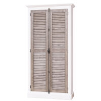 Massivholzschrank mit Lamellentüren Provence im Landhausstil Konfigurator alles frei wählbar