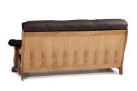 Country Sofa Texas, 3-Sitzer pigmentiertes Nappaleder braun
