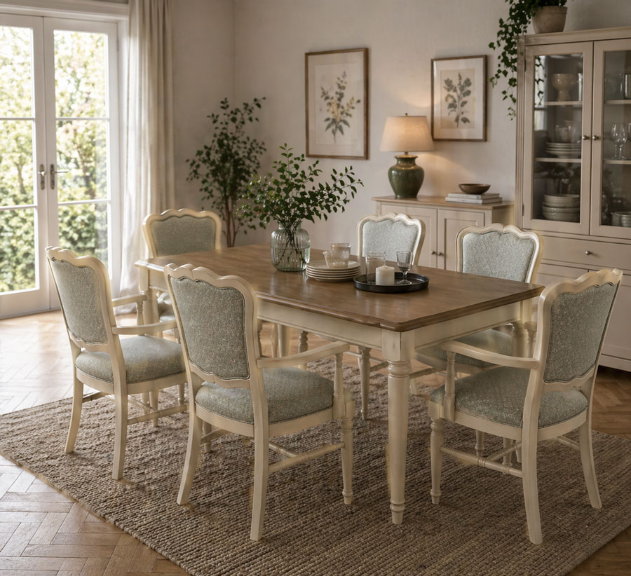 Holzstuhl-mit-Armlehne-Dafora-im-Esszimmer-Moebro