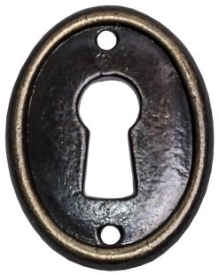 Schlüssellochblende FS-01-87-ANL, Antik-Schwarz